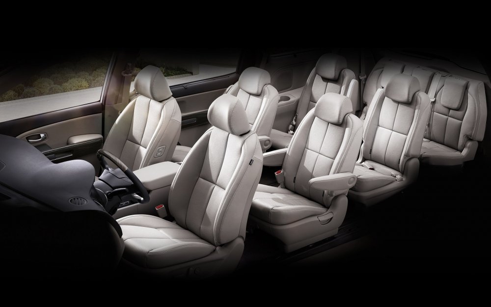 كيا كرنفال 2018 الجديدة للايجار للسياحة والسفر وليموزين المطار